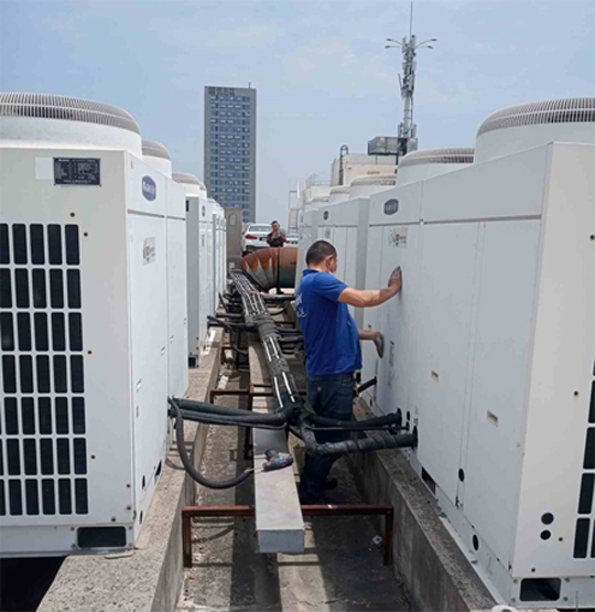 江源中央空调制热和不制冷系统维修方法